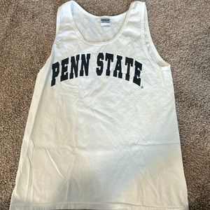 Penn State tanktop white with blue letters
